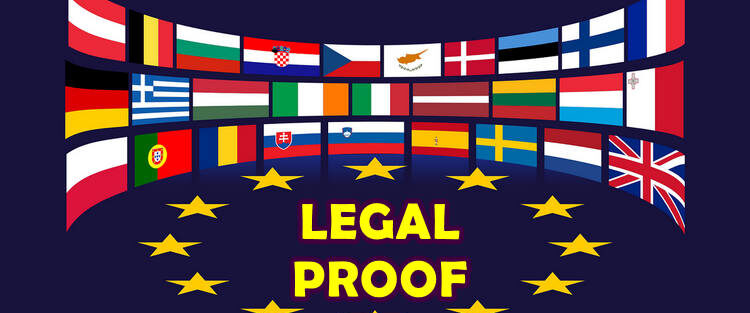 european legal proof verified copies